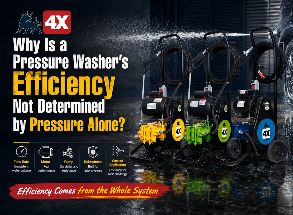 Why Is a Pressure Washer’s Efficiency Not Determined by Pressure Alone?